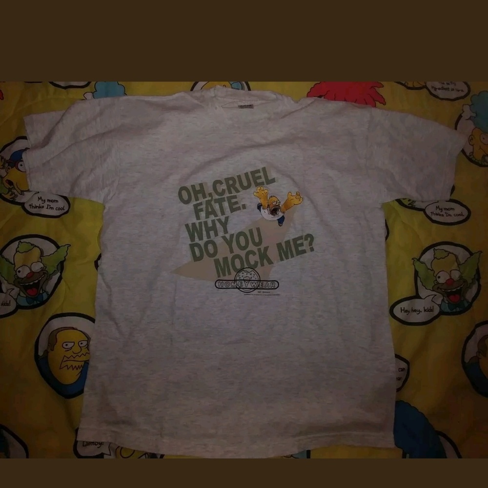THE SIMPSONS NOS NWOT RARE MENS XL SHIRT 1998CR